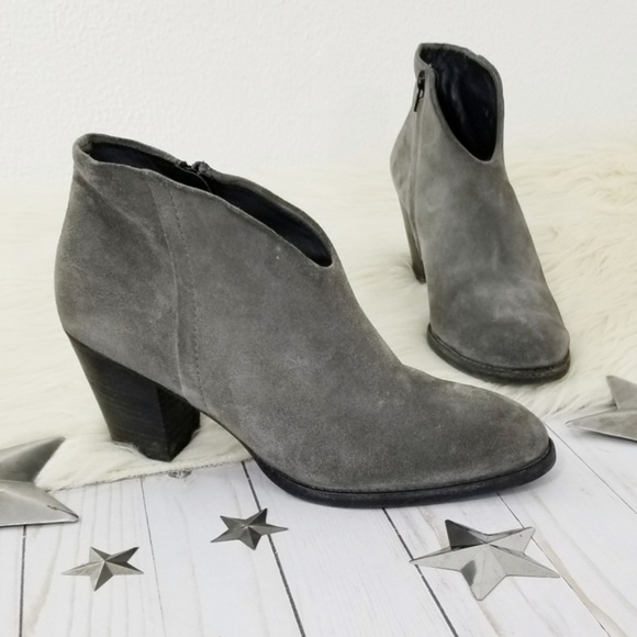 Paul Green Delgado gray suede ankle boots UK 8 - Picture 1 of 7